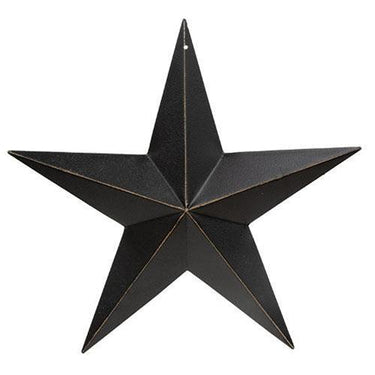 Antique Black Barn Star 12 - The Fox Decor